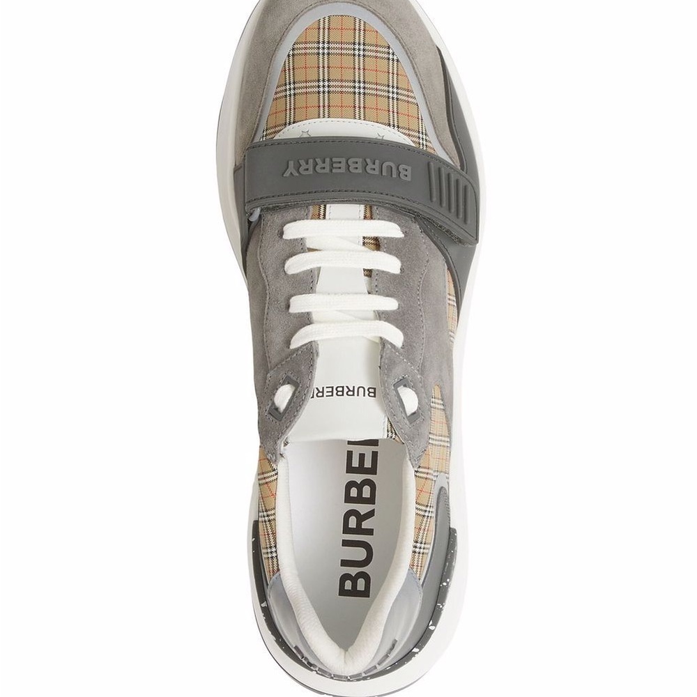🔥BRAND NEW AUTHENTIC REFLECTIVE BURBERRY SNEAKERS‼️ - Picture 3 of 8